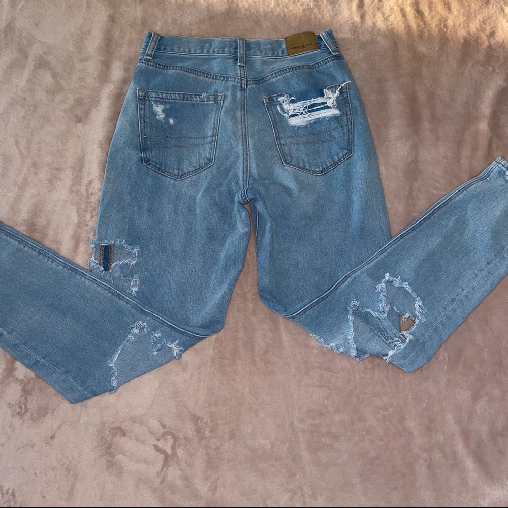 Distressed  American Eagle jeans size 0 - Picture 10 of 11